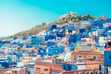 मोरक्को में ब्लू शेफचौएन